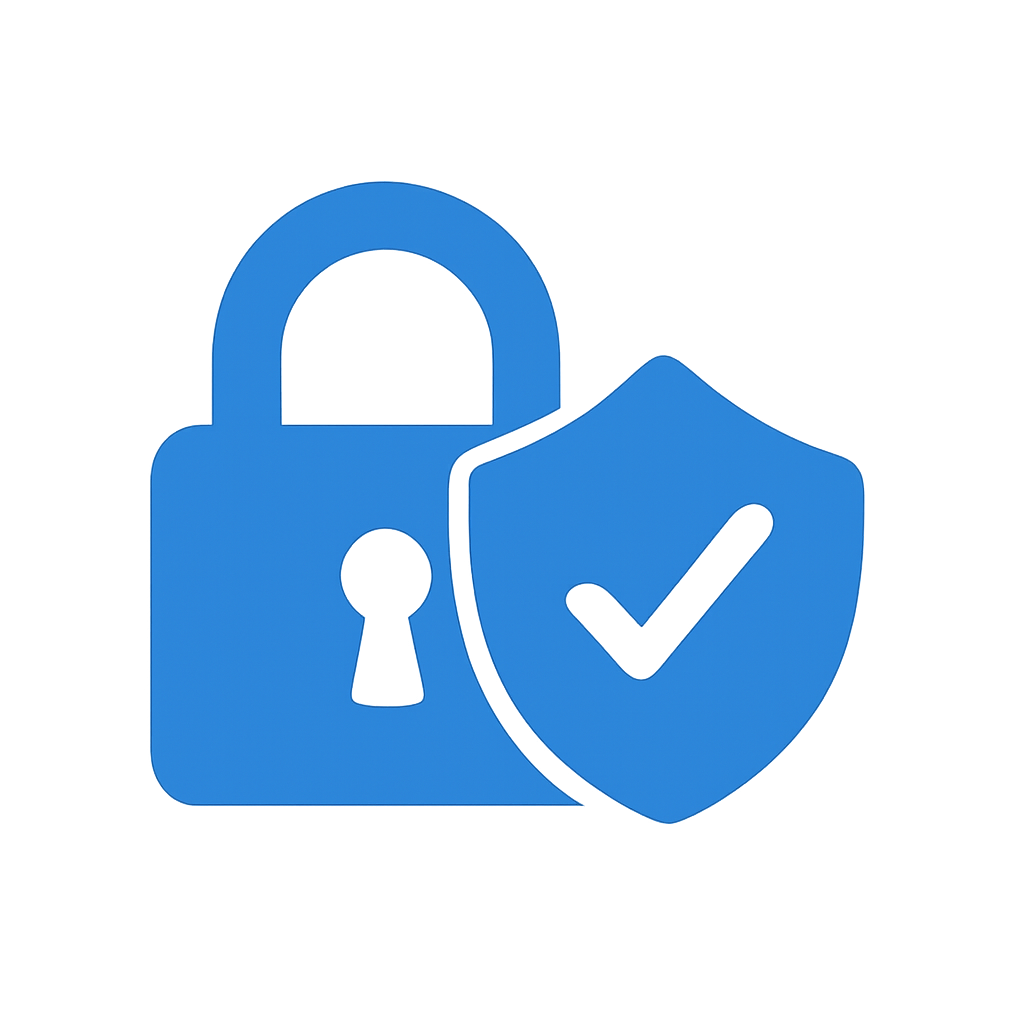 Padlock with checkmark